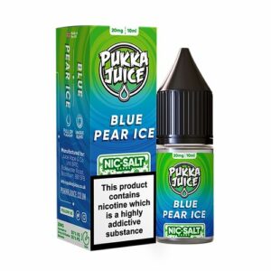 BLUE PEAR ICE NIC SALT 10ML PUKKA JUICE