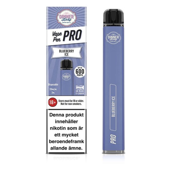 DINNER LADY VAPE PEN PRO 600 DISPOSABLE VAPE KIT 20MG - Image 8