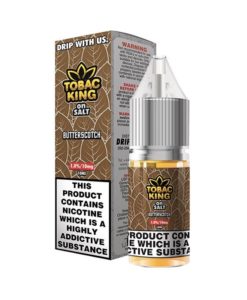 BUTTERSCOTCH NIC SALT TOBAC KING 10ML PACK OF 10
