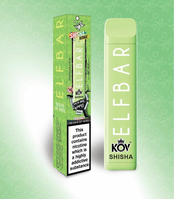 ELF BAR KOV SHISHA NC600 DISPOSABLE VAPE KIT 20MG - Image 10