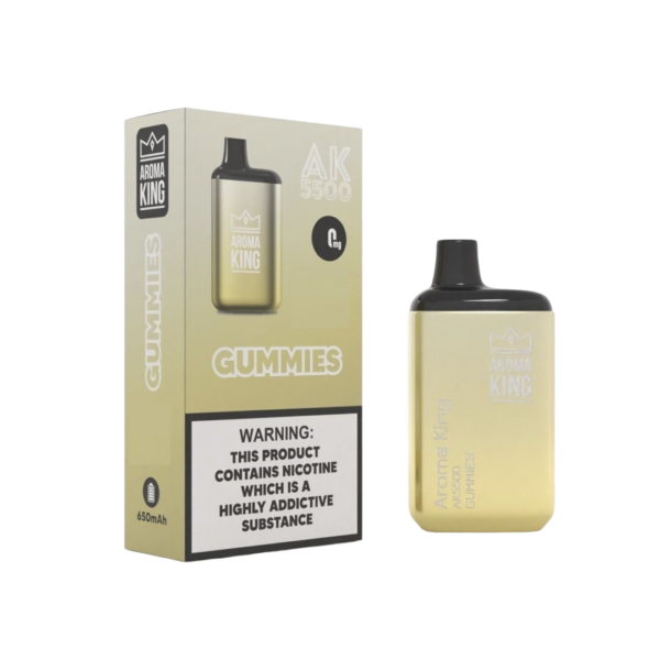 AROMA KING AK5500 METALLIC DISPOSABLE VAPE KIT 0MG - Image 12