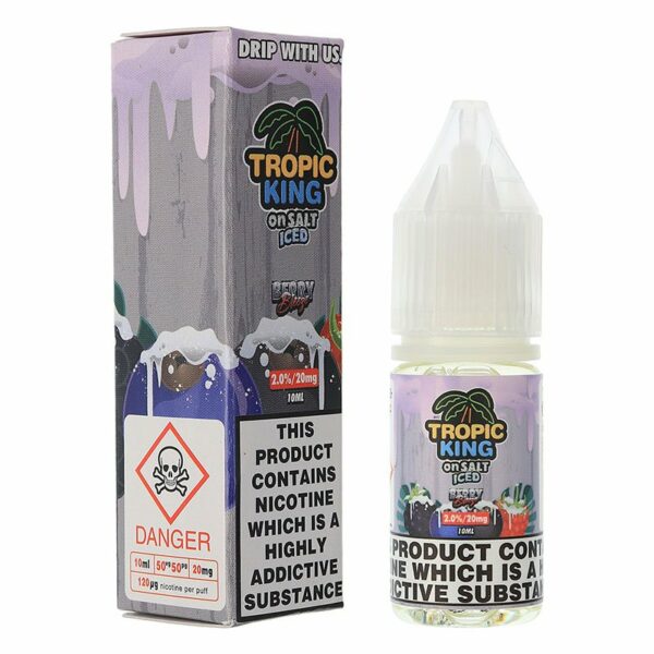 ICED BERRY BREEZE NIC SALT TROPIC KING 10ML PACK OF 10