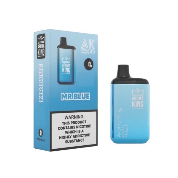 AROMA KING AK5500 METALLIC DISPOSABLE VAPE KIT 0MG - Image 11