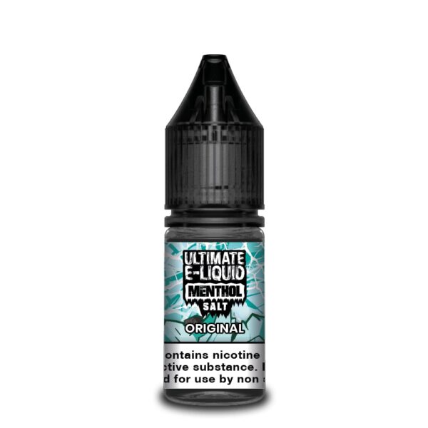 ORIGINAL MENTHOL 10ML NIC SALT ULTIMATE E LIQUID PACK OF 10