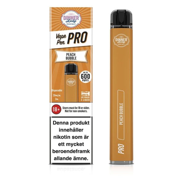 DINNER LADY VAPE PEN PRO 600 DISPOSABLE VAPE KIT 20MG - Image 4