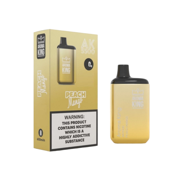 AROMA KING AK5500 METALLIC DISPOSABLE VAPE KIT 0MG - Image 10