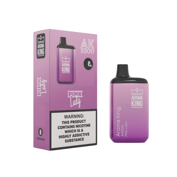 AROMA KING AK5500 METALLIC DISPOSABLE VAPE KIT 0MG - Image 4