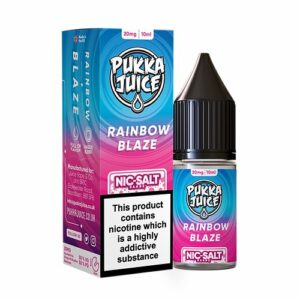RAINBOW BLAZE NIC SALT 10ML PUKKA JUICE