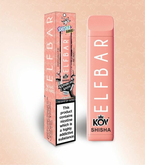 ELF BAR KOV SHISHA NC600 DISPOSABLE VAPE KIT 20MG - Image 13