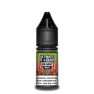 STRAWBERRY KIWI ICE LOLLY 10ML NIC SALT ULTIMATE E LIQUID PACK OF 10
