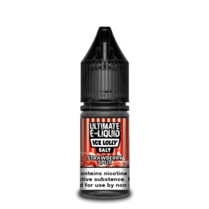 STRAWBERRY SPLIT ICE LOLLY 10ML NIC SALT ULTIMATE E LIQUID PACK OF 10