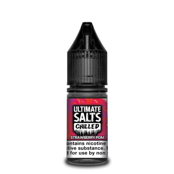 STRAWBERRY POM CHILLED 10ML NIC SALT ULTIMATE SALTS PACK OF 10