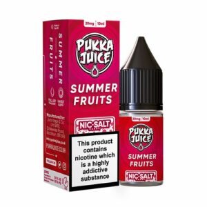 SUMMER FRUITS NIC SALT 10ML PUKKA JUICE