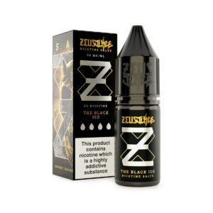 THE BLACK ICE 10ML NIC SALT ZEUS JUICE