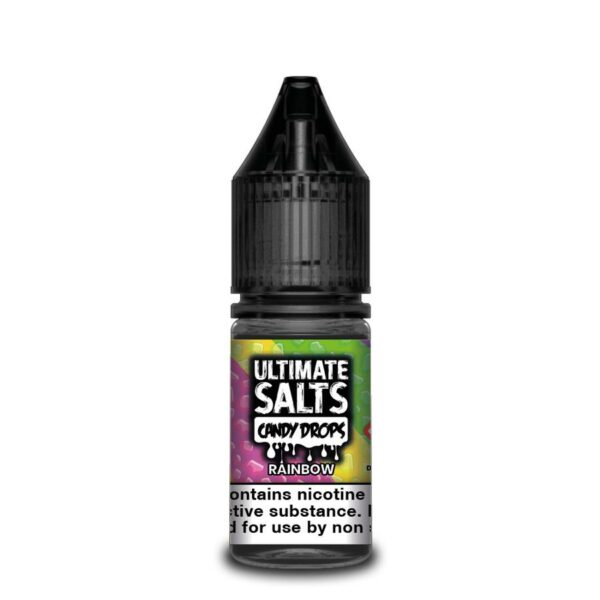 RAINBOW CANDY DROPS 10ML NIC SALT ULTIMATE SALTS PACK OF 10
