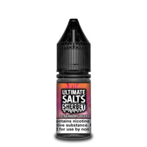 STRAWBERRY LACES SHERBET 10ML NIC SALT ULTIMATE SALTS PACK OF 10
