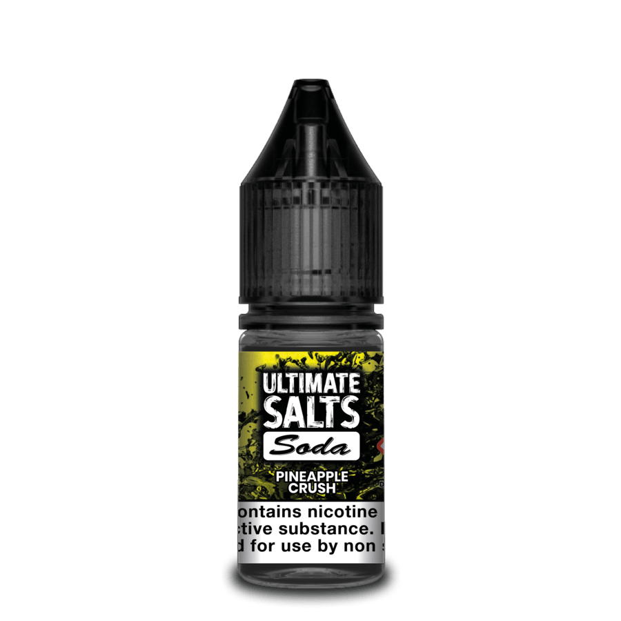 PINEAPPLE CRUSH SODA 10ML NIC SALT ULTIMATE SALTS PACK OF 10 UK Vape