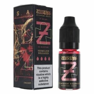 VERMILION RELOADED 10ML NIC SALT ZEUS JUICE