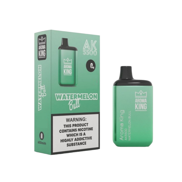 AROMA KING AK5500 METALLIC DISPOSABLE VAPE KIT 0MG - Image 5
