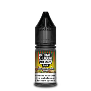 WATERMELON LIME ICE LOLLY 10ML NIC SALT ULTIMATE E LIQUID PACK OF 10