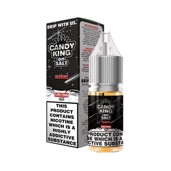 WORMS NIC SALT CANDY KING 10ML PACK OF 10