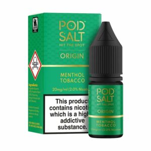 ORIGIN MENTHOL TOBACCO 10ML NIC SALT POD SALT