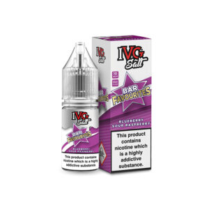 BLUEBERRY SOUR RASPBERRY NIC SALT 10ML IVG BAR FAVOURITES