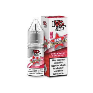 STRAWBERRY RASPBERRY NIC SALT 10ML IVG BAR FAVOURITES