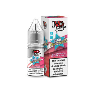 WATERMELON COTTON CANDY NIC SALT 10ML IVG BAR FAVOURITES