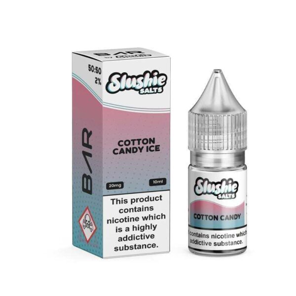 COTTON CANDY ICE 10ML NIC SALT SLUSHIE BAR SALTS