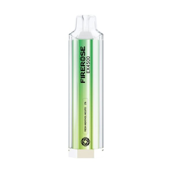 FIREROSE EX4500 DISPOSABLE VAPE KIT 20MG BY ELUX - Image 21