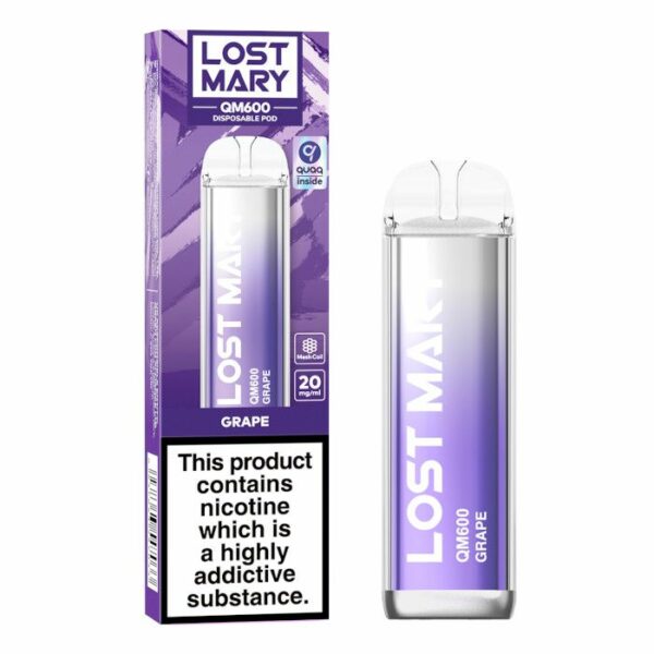 LOST MARY QM600 DISPOSABLE VAPE KIT 20MG - Image 9