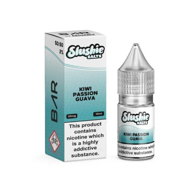 KIWI PASSION GUAVA 10ML NIC SALT SLUSHIE BAR SALTS