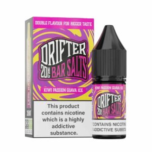 KIWI PASSION GUAVA ICE 10ML NIC SALT DRIFTER BAR SALTS