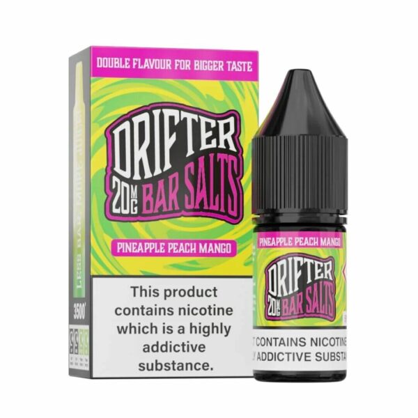PINEAPPLE PEACH MANGO 10ML NIC SALT DRIFTER BAR SALTS
