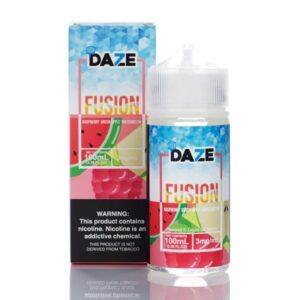 RASPBERRY GREEN APPLE WATERMELON 100ML E LIQUID 7 DAZE FUSION