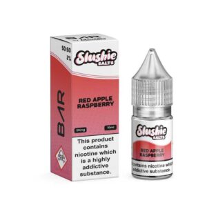 RED APPLE RASPBERRY 10ML NIC SALT SLUSHIE BAR SALTS