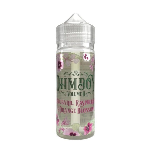 RHUBARB, RASPBERRY & ORANGE BLOSSOM VOLUME II 100ML E LIQUID OHM BOY