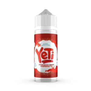 STRAWBERRY CHERRY RASPBERRY ICE COLD 100ML E LIQUID YETI