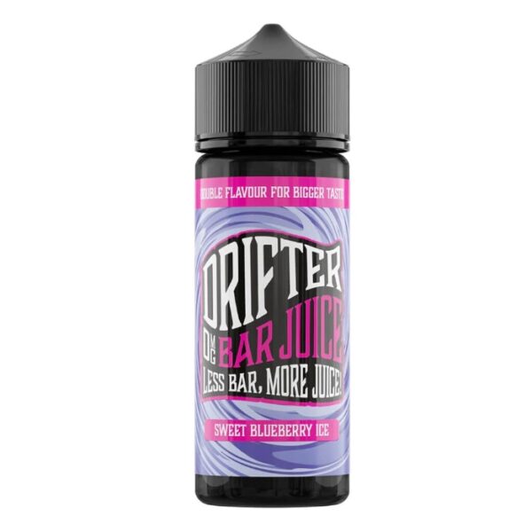SWEET BLUEBERRY ICE 100ML E LIQUID DRIFTER BAR JUICE