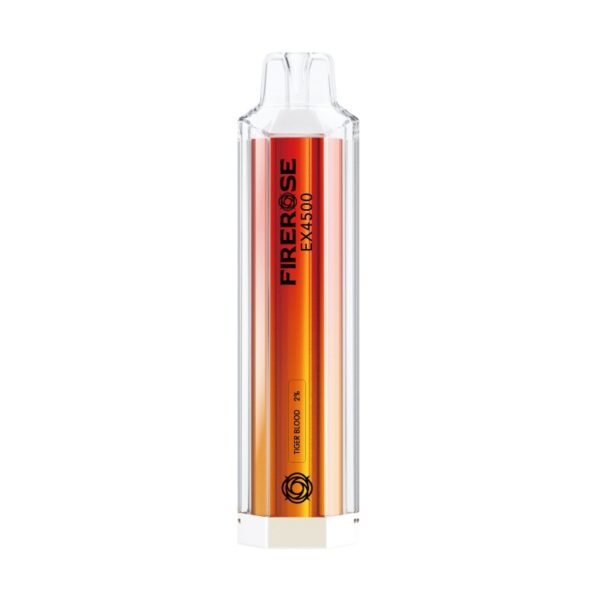 FIREROSE EX4500 DISPOSABLE VAPE KIT 20MG BY ELUX - Image 7