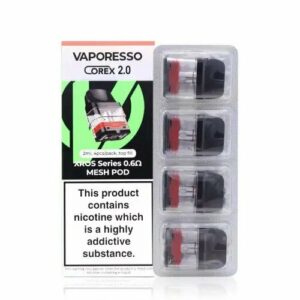 VAPORESSO XROS COREX 2.0 REPLACEMENT PODS (4 PACK) - MESH 0.6 ohm