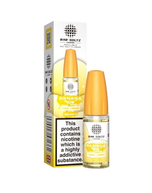 BANANA ICE 10ML NIC SALT BAR SOLTZ LEGEND