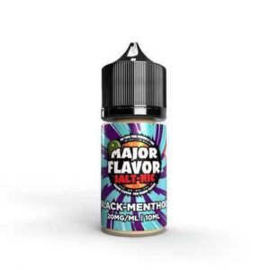 BLACK MENTHOL NIC SALT 10ML MAJOR FLAVOR