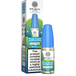 BLUE RAZZ LEMONADE 10ML NIC SALT BAR SOLTZ LEGEND