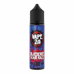BLUEBERRY SOUR RAZZ 50ML E LIQUID 50/50 VAPE 24