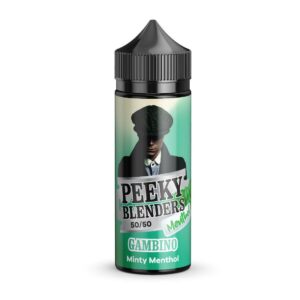 GAMBINO MINTY MENTHOL 100ML E LIQUID PEEKY BLENDERS