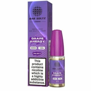 GRAPE ENERGY 10ML NIC SALT BAR SOLTZ LEGEND