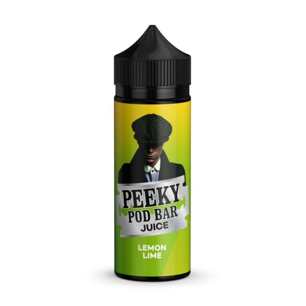 LEMON LIME 100ML E LIQUID PEEKY POD BAR