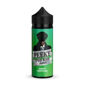 MINTY MENTHOL 100ML E LIQUID PEEKY POD BAR